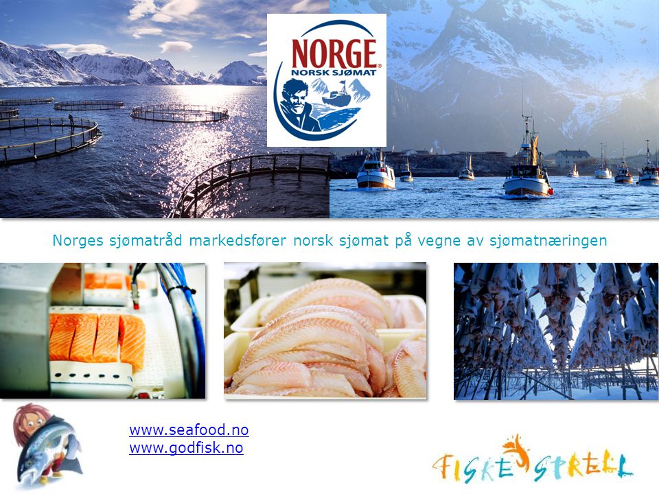 Norges sjømatråd markedsfører norsk sjømat på vegne av sjømatnæringen