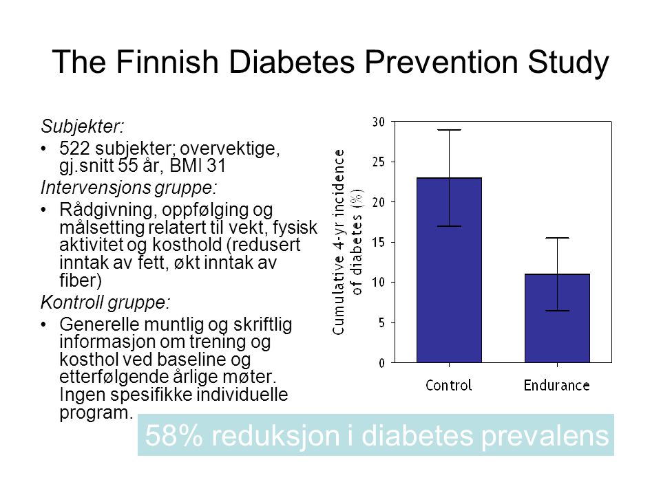 The Finnish Diabetes Prevention Study