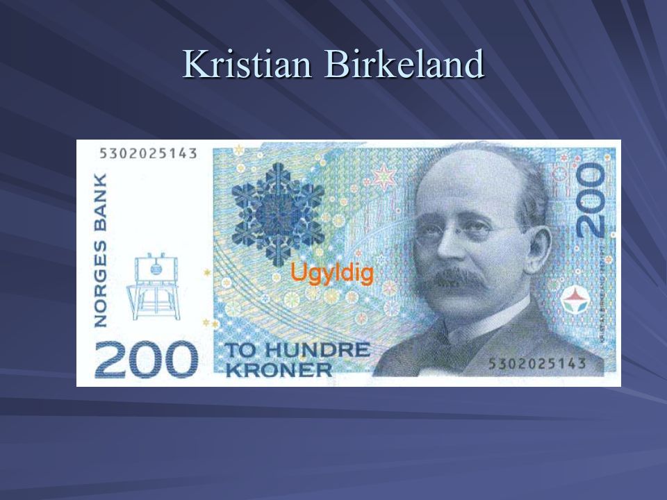 Kristian Birkeland