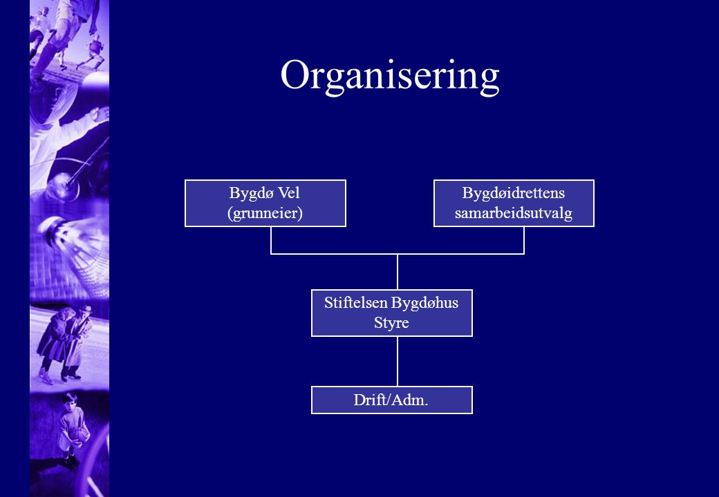 Organisering Bygdø Vel (grunneier) Bygdøidrettens samarbeidsutvalg