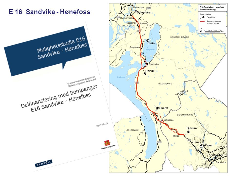 E 16 Sandvika - Hønefoss