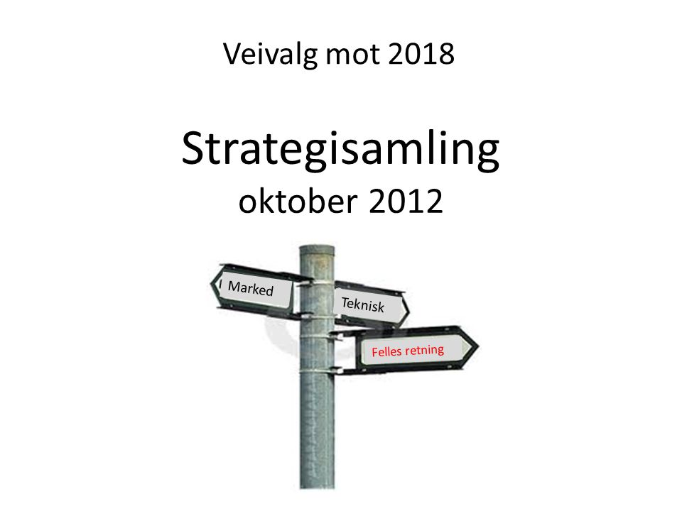 Strategisamling oktober 2012