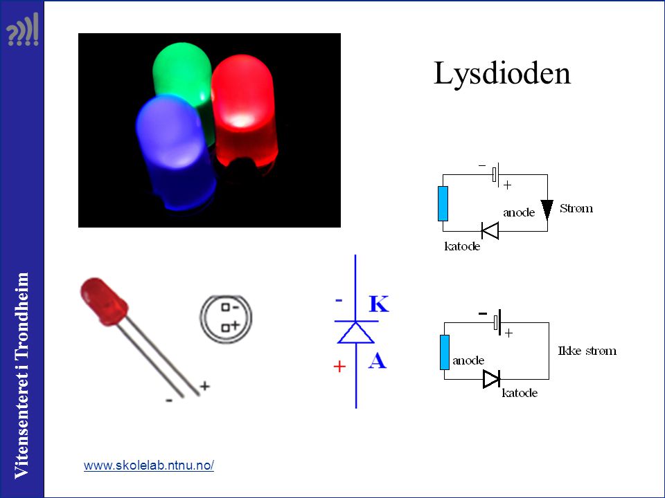 Lysdioden - Vis fram lysdioder +