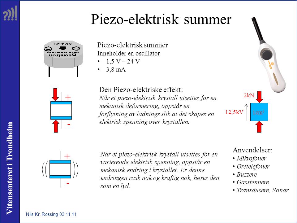 Piezo-elektrisk summer