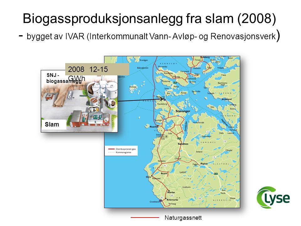 Biogassproduksjonsanlegg fra slam (2008)