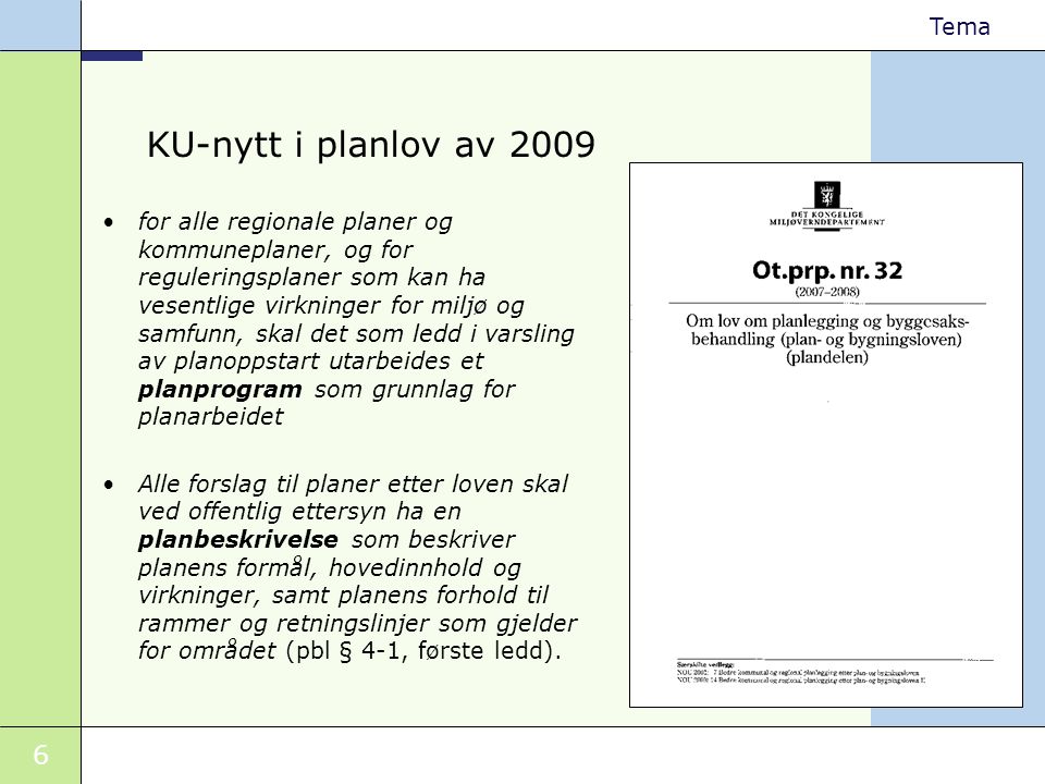 KU-nytt i planlov av 2009