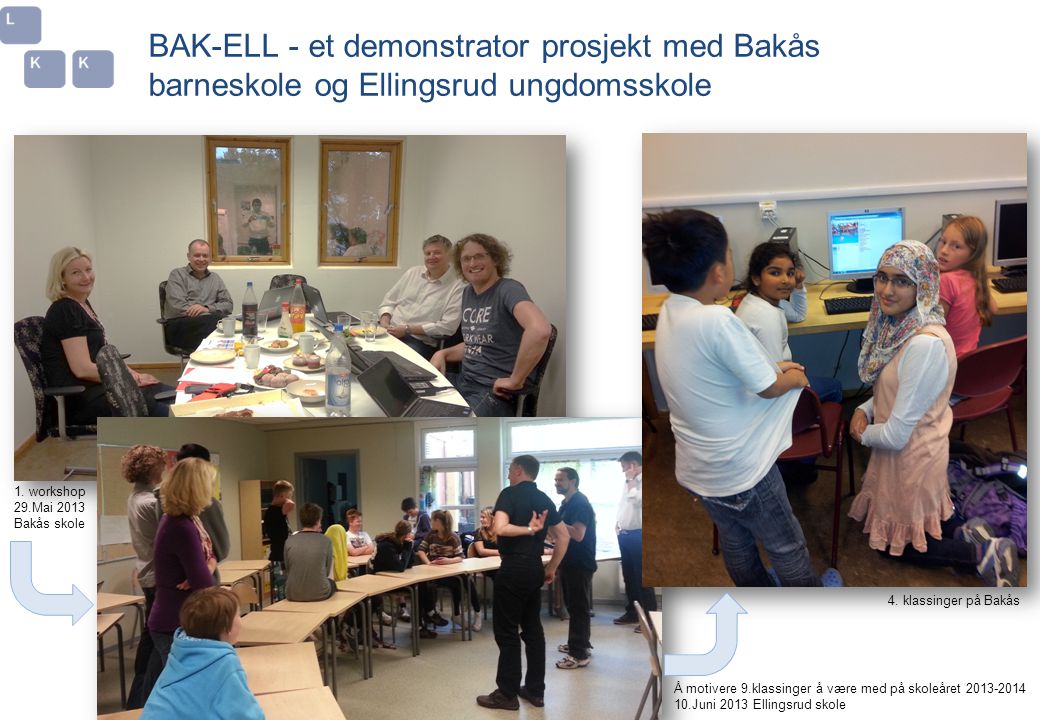BAK-ELL - et demonstrator prosjekt med Bakås barneskole og Ellingsrud ungdomsskole