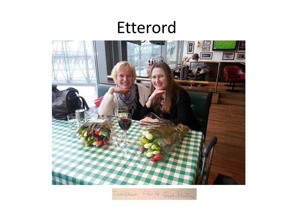 Etterord Trondheim, 5/4-14 Guri & Kristin