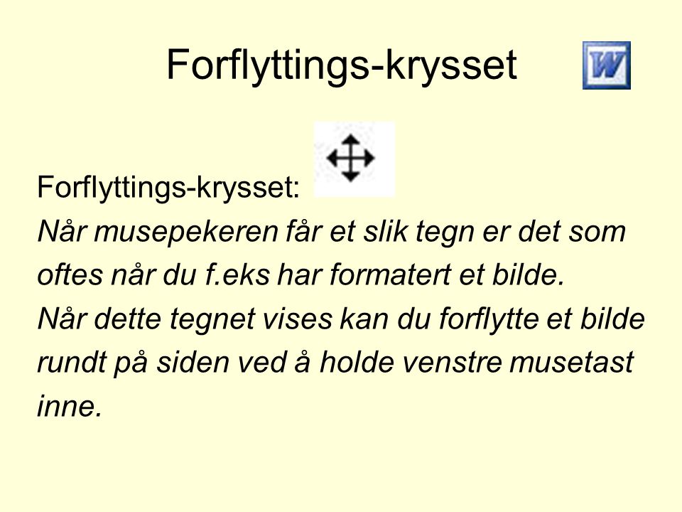 Forflyttings-krysset