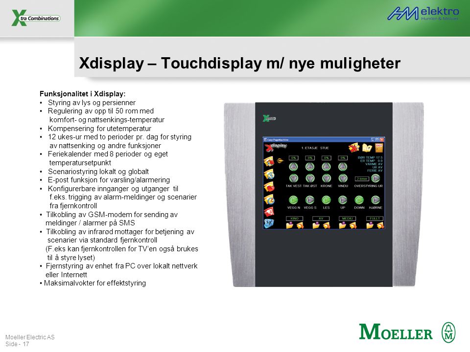 Xdisplay – Touchdisplay m/ nye muligheter