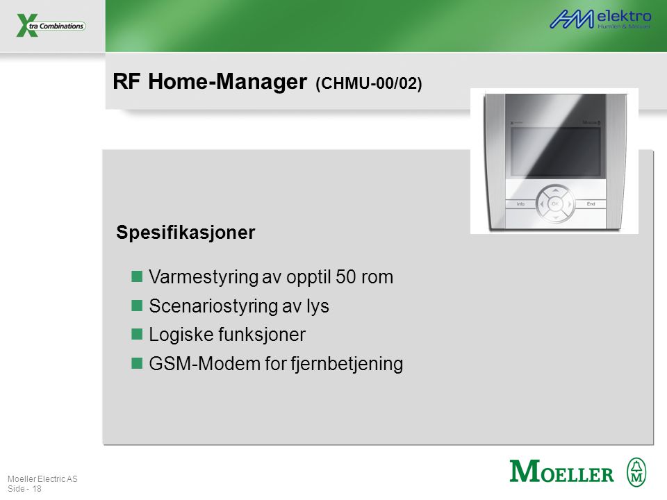 RF Home-Manager (CHMU-00/02)