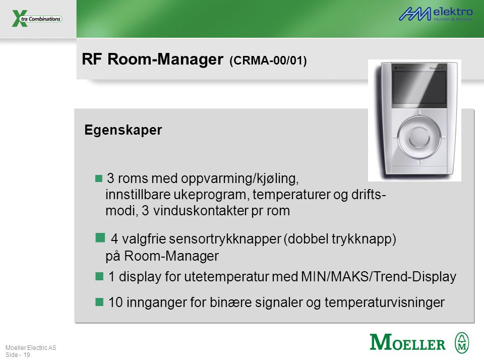 RF Room-Manager (CRMA-00/01)