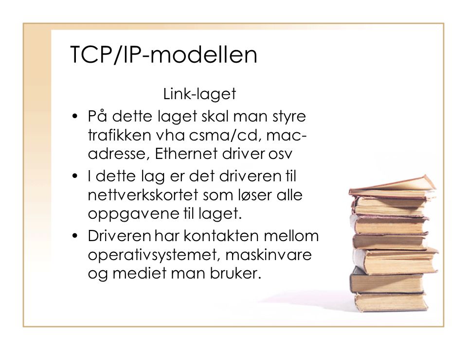 TCP/IP-modellen Link-laget
