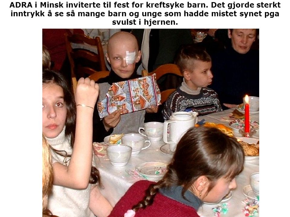 ADRA i Minsk inviterte til fest for kreftsyke barn