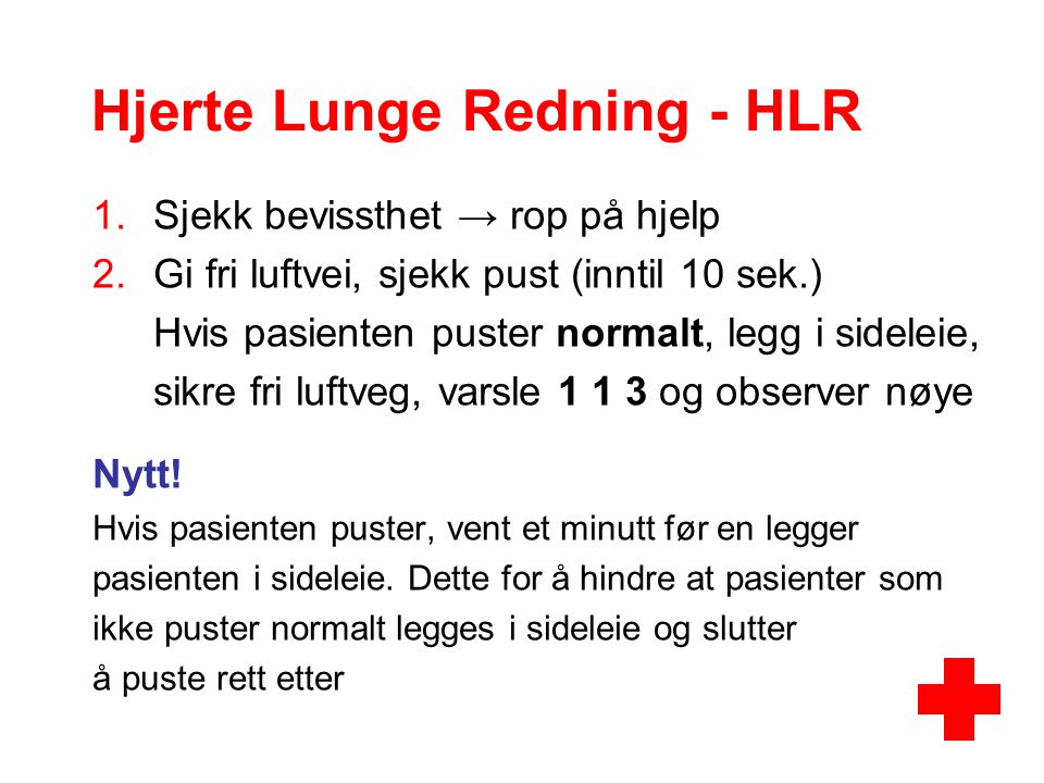 Hjerte Lunge Redning - HLR