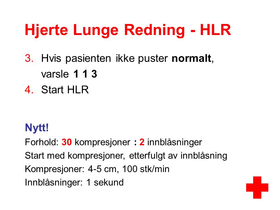 Hjerte Lunge Redning - HLR