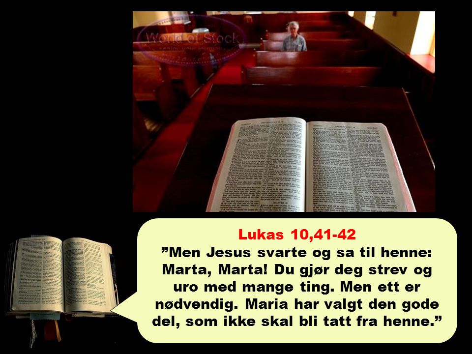 Lukas 10,41-42