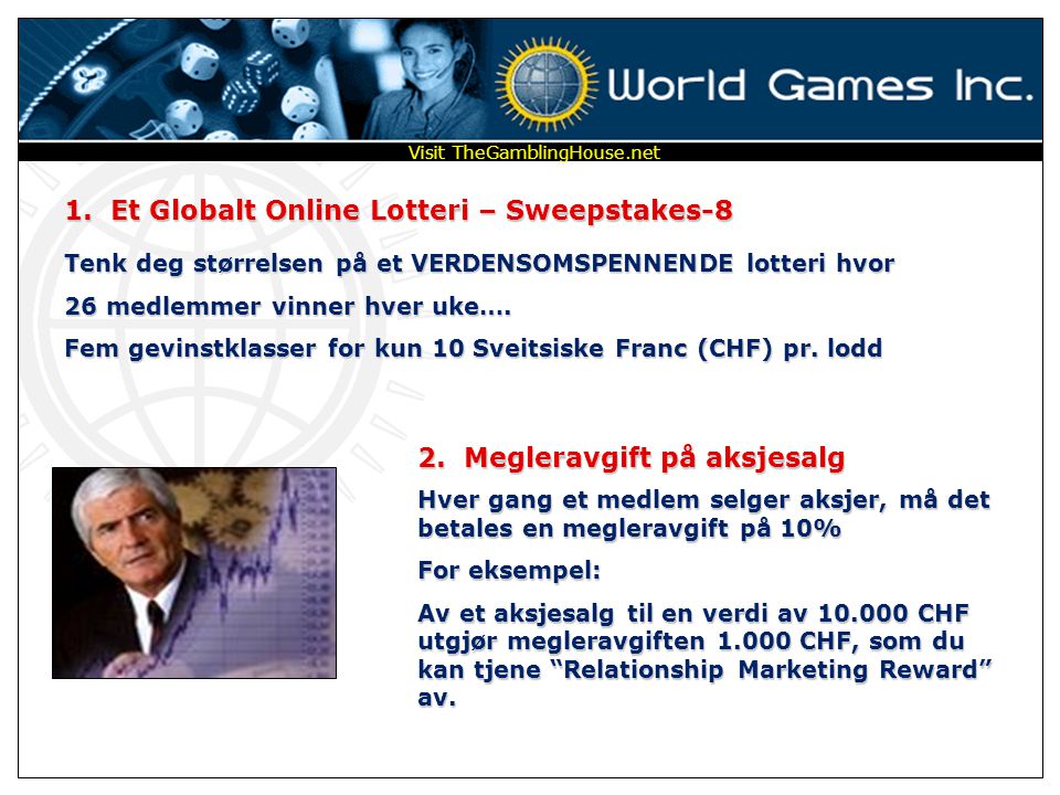 1. Et Globalt Online Lotteri – Sweepstakes-8
