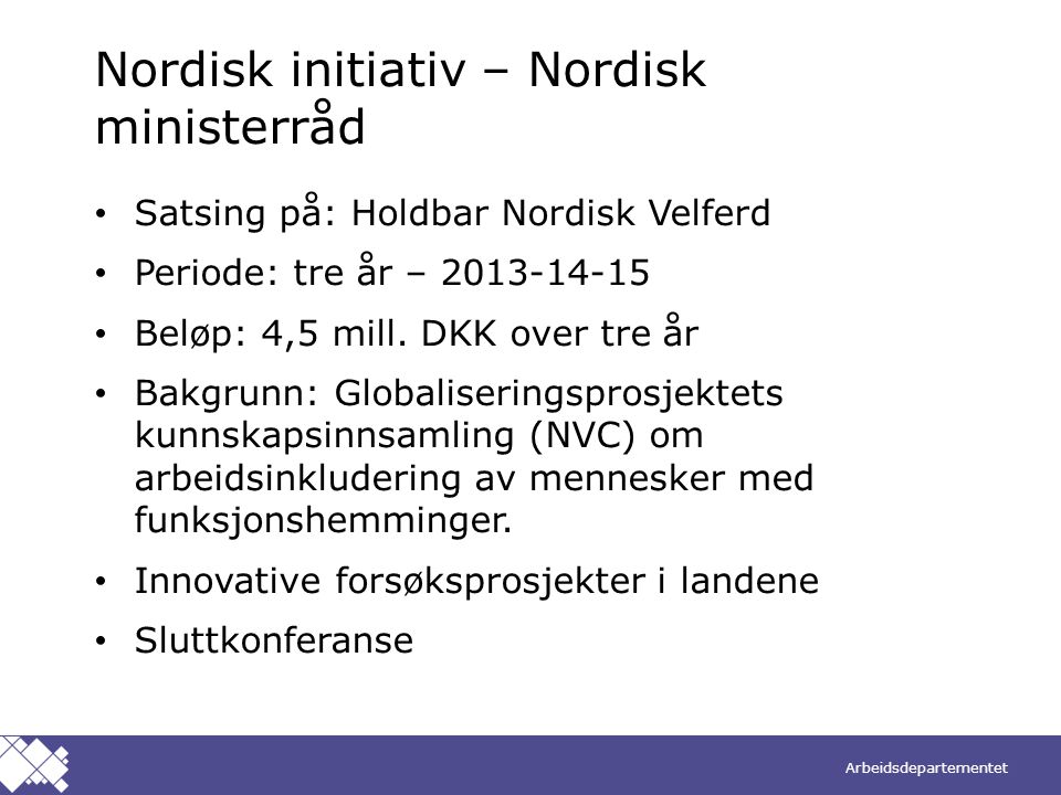 Nordisk initiativ – Nordisk ministerråd