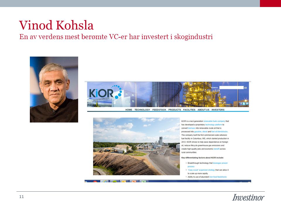 Vinod Kohsla En av verdens mest berømte VC-er har investert i skogindustri