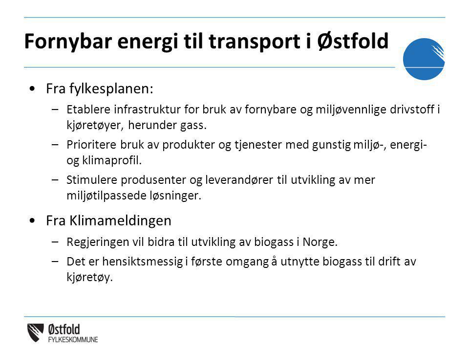 Fornybar energi til transport i Østfold