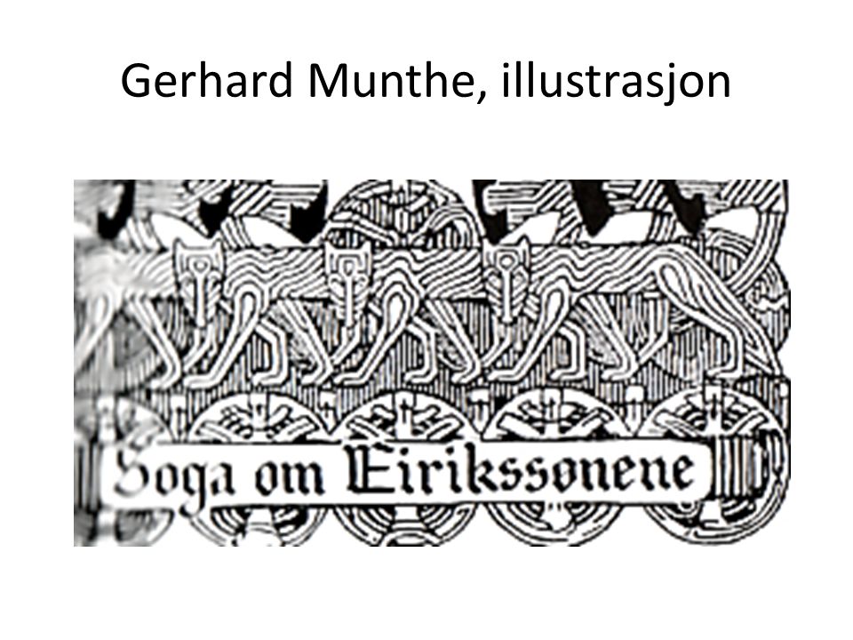 Gerhard Munthe, illustrasjon