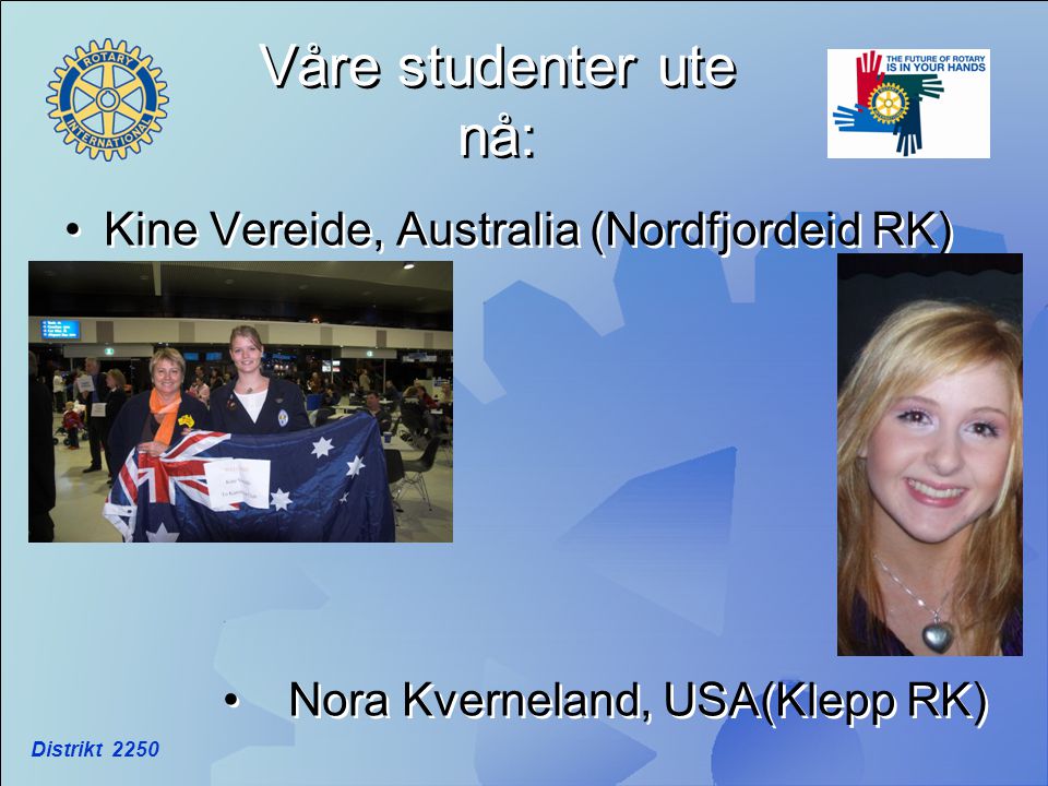 Våre studenter ute nå: Kine Vereide, Australia (Nordfjordeid RK)