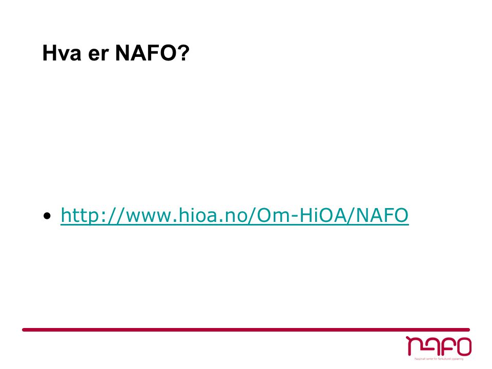 Hva er NAFO