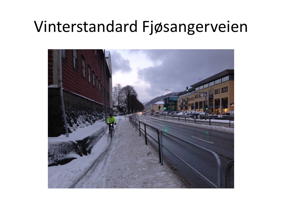 Vinterstandard Fjøsangerveien
