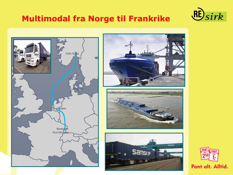 Multimodal fra Norge til Frankrike