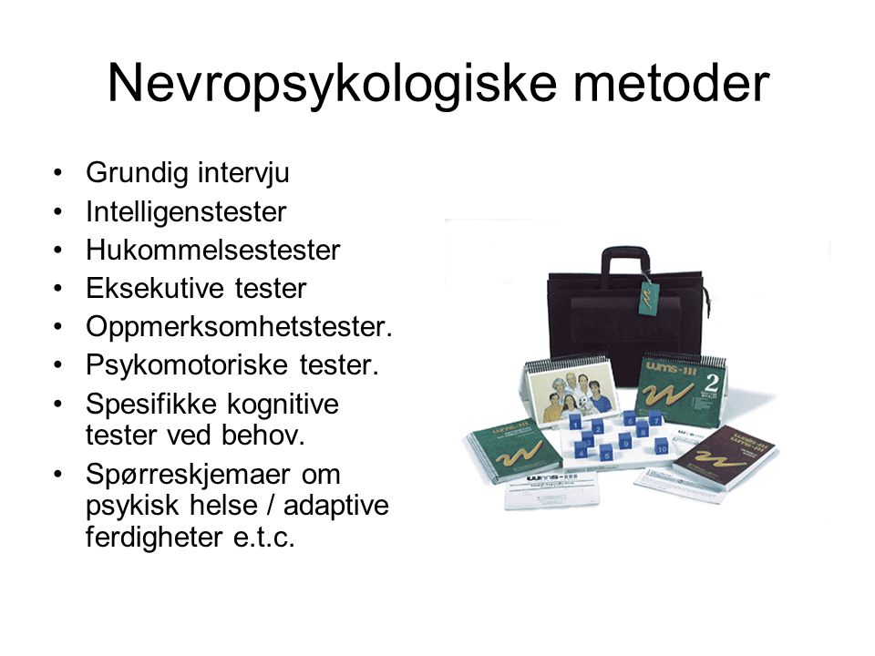 Nevropsykologiske metoder