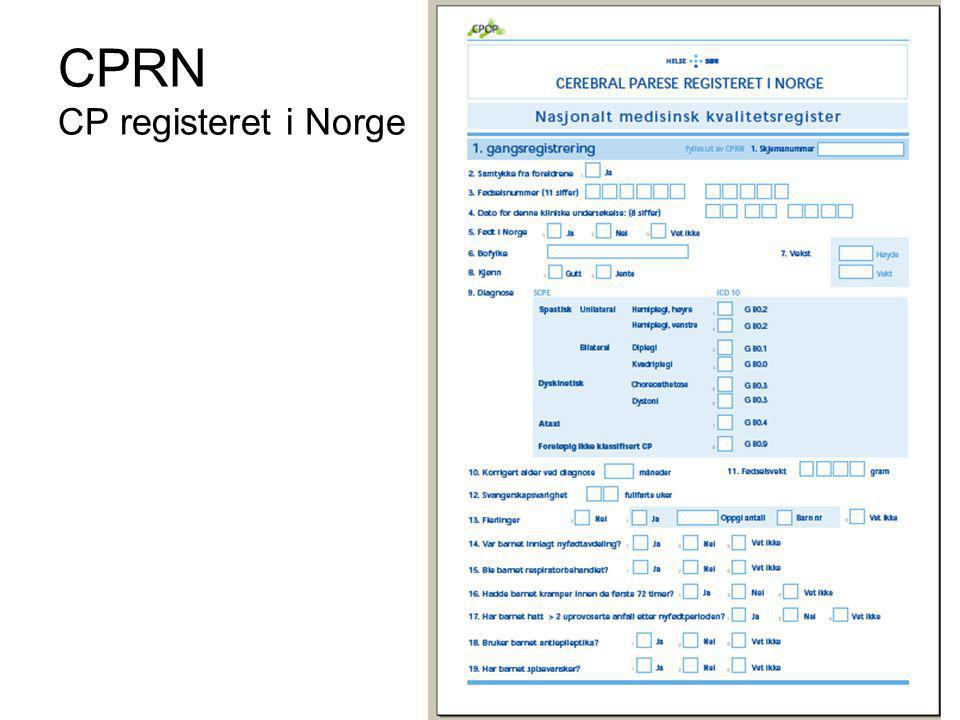 CPRN CP registeret i Norge