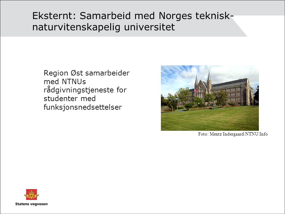 Eksternt: Samarbeid med Norges teknisk- naturvitenskapelig universitet
