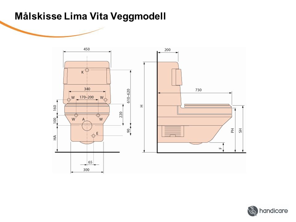 Målskisse Lima Vita Veggmodell