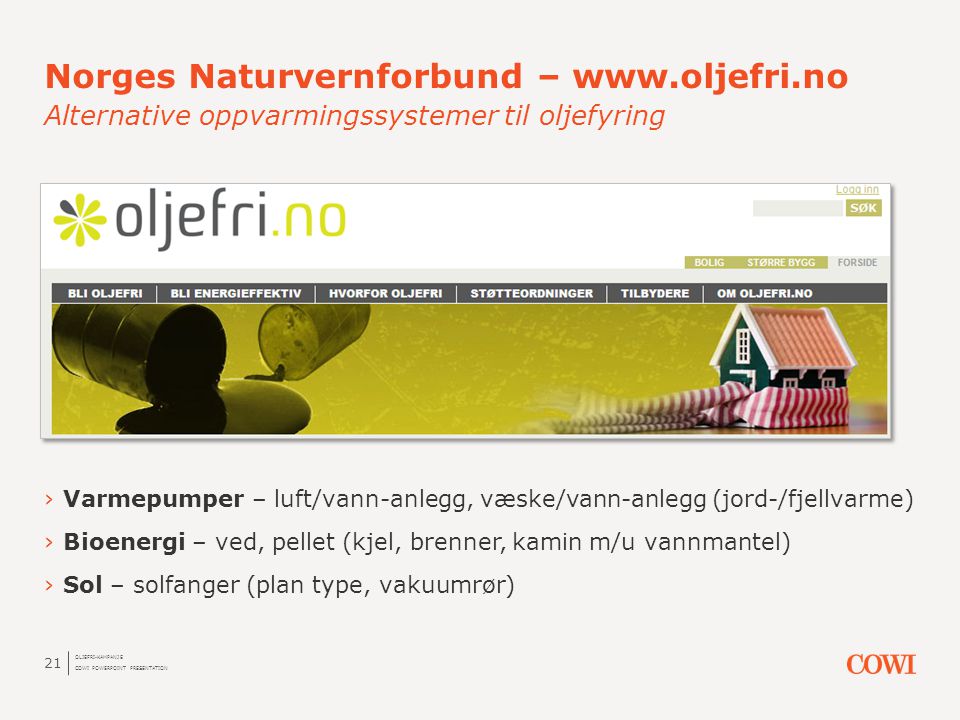 Norges Naturvernforbund – www. oljefri