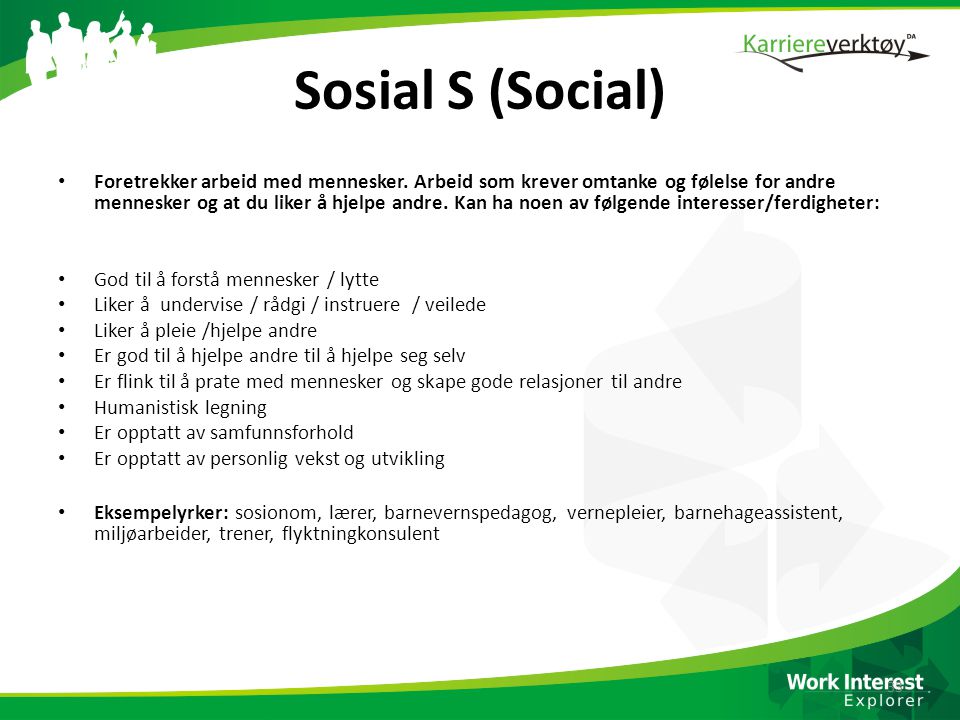 Sosial S (Social)