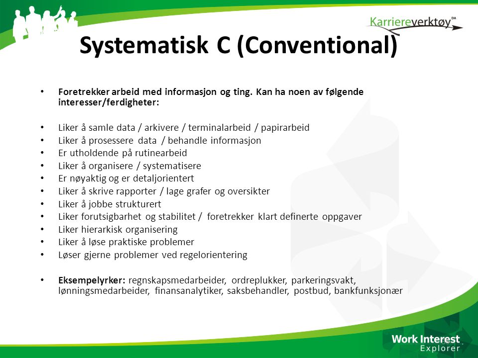 Systematisk C (Conventional)