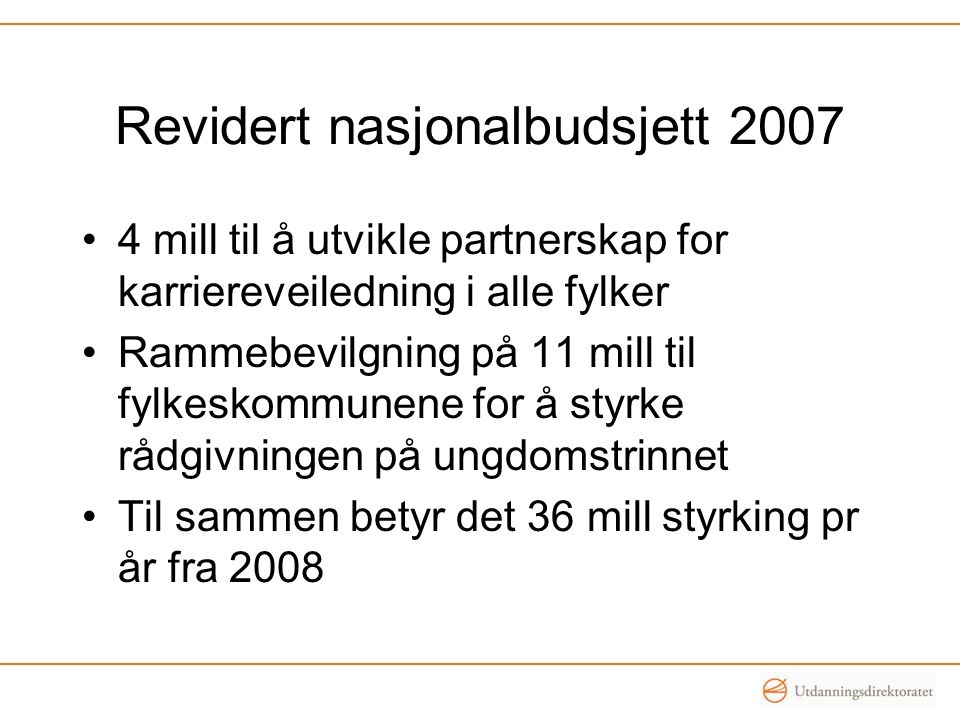 Revidert nasjonalbudsjett 2007