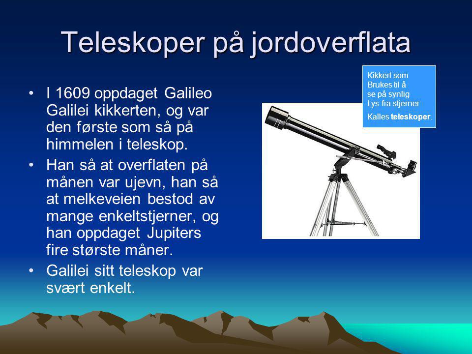 Teleskoper på jordoverflata