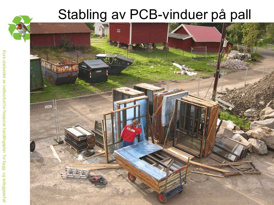 Stabling av PCB-vinduer på pall