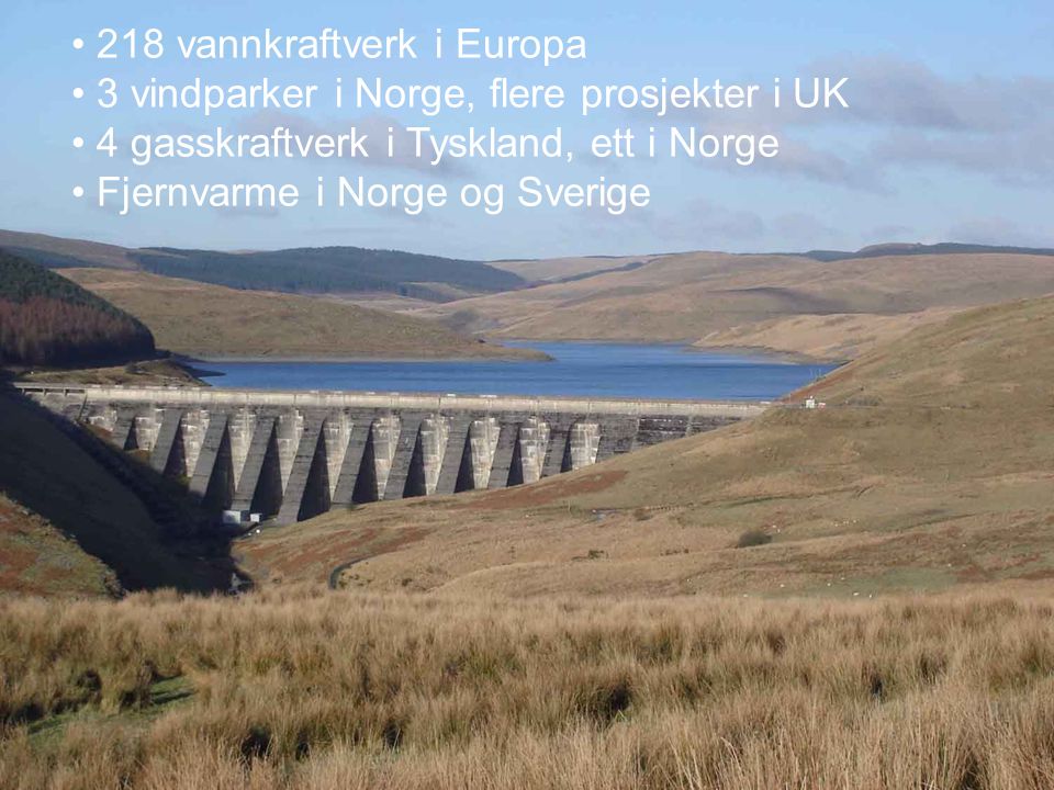 218 vannkraftverk i Europa