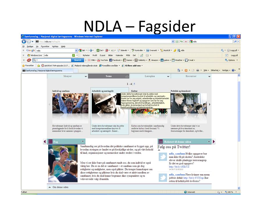NDLA – Fagsider