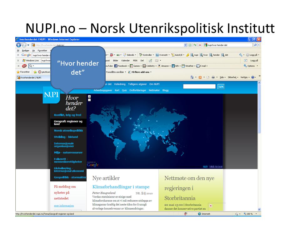 NUPI.no – Norsk Utenrikspolitisk Institutt