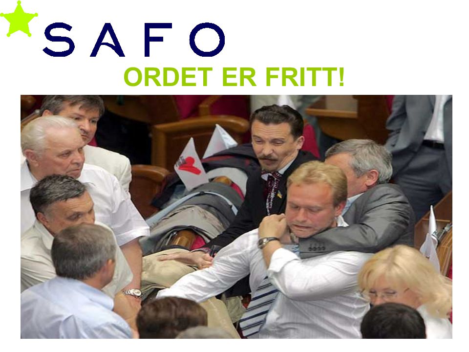 ORDET ER FRITT! Geir Smeby