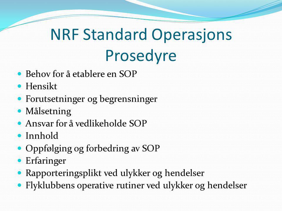 NRF Standard Operasjons Prosedyre