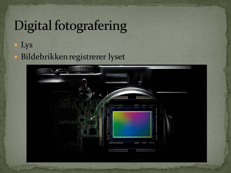 Digital fotografering
