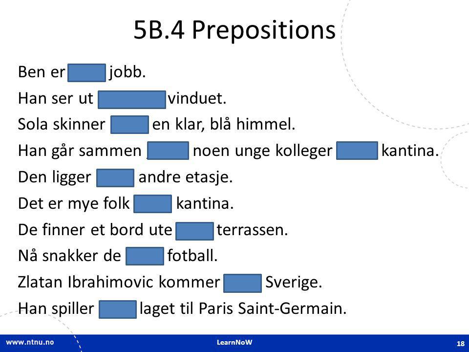 5B.4 Prepositions