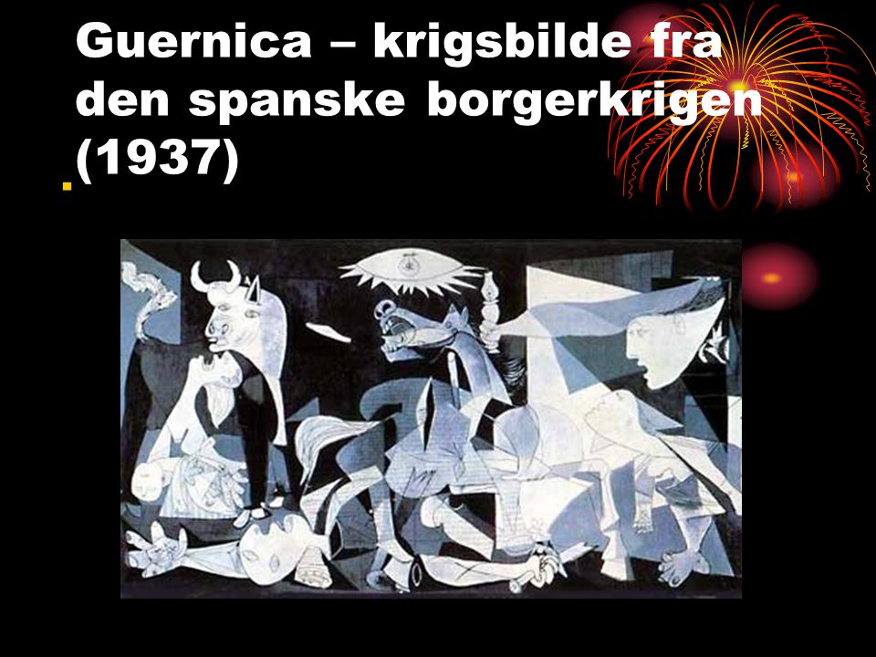 Guernica – krigsbilde fra den spanske borgerkrigen (1937)