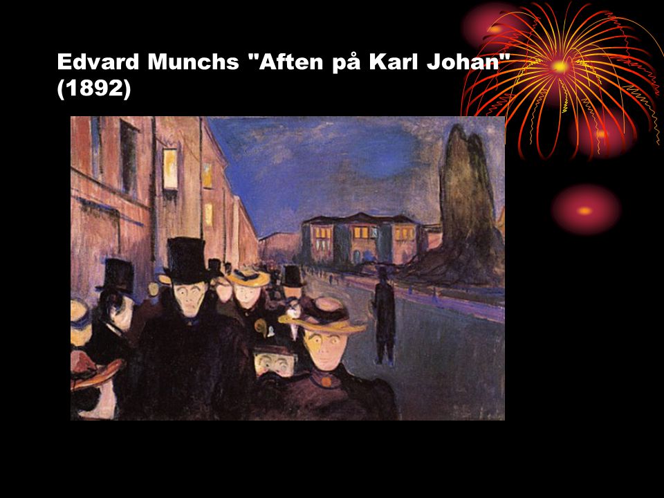 Edvard Munchs Aften på Karl Johan (1892)