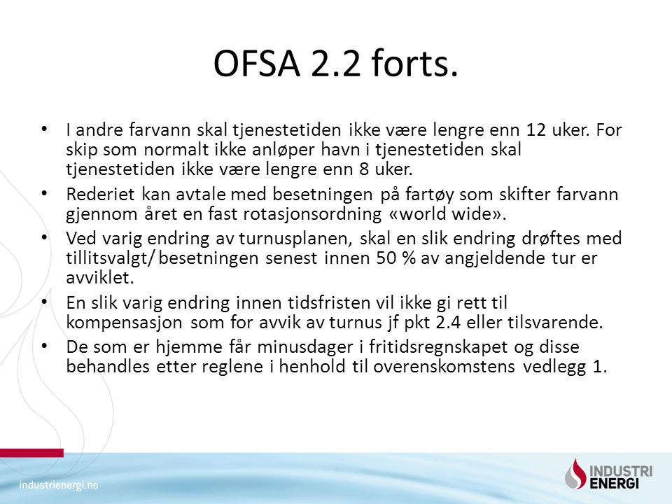 OFSA 2.2 forts.